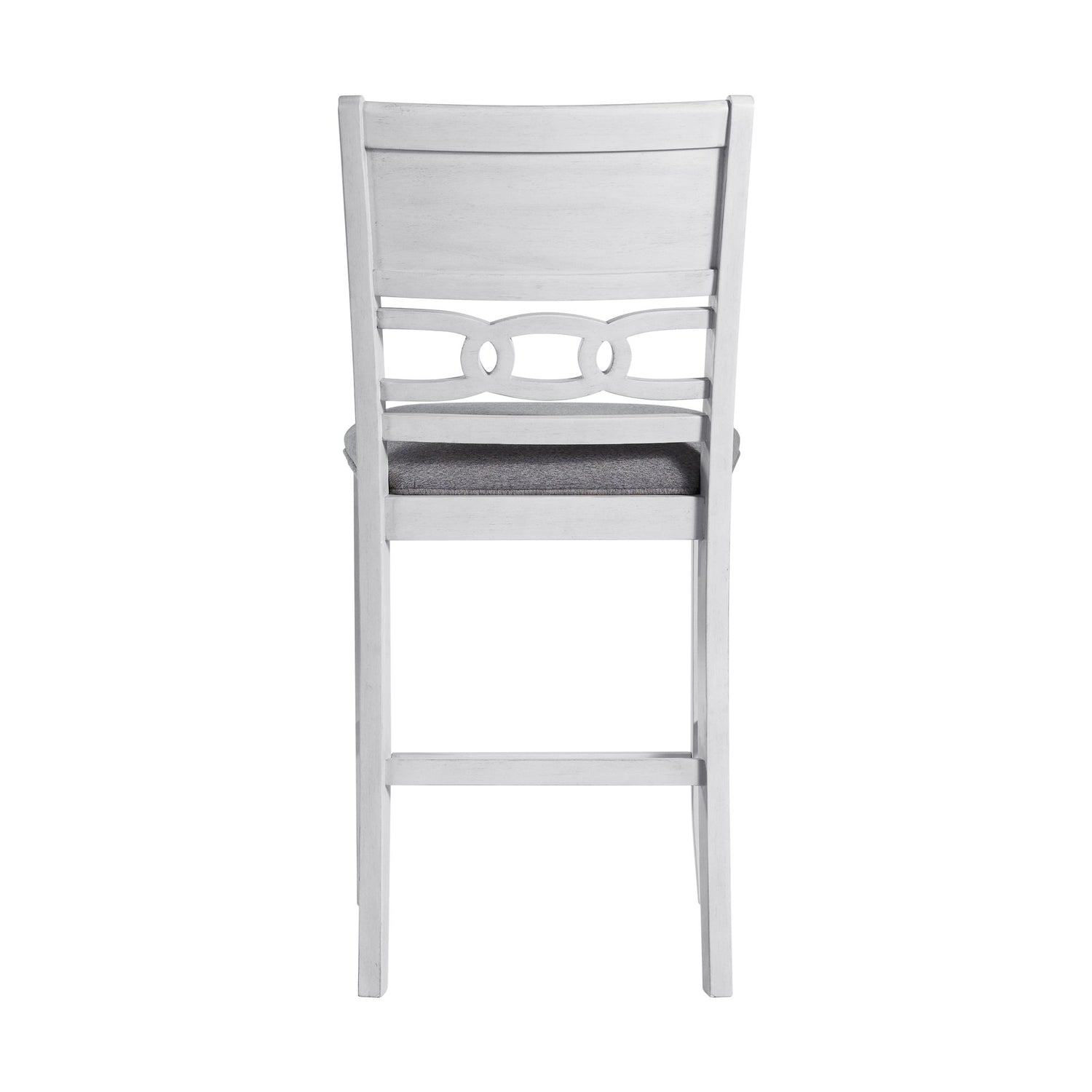 Amherst Counter Side Chair W/Fabric Cushion White Finish (2 Per Pack) - Tampa Furniture Outlet