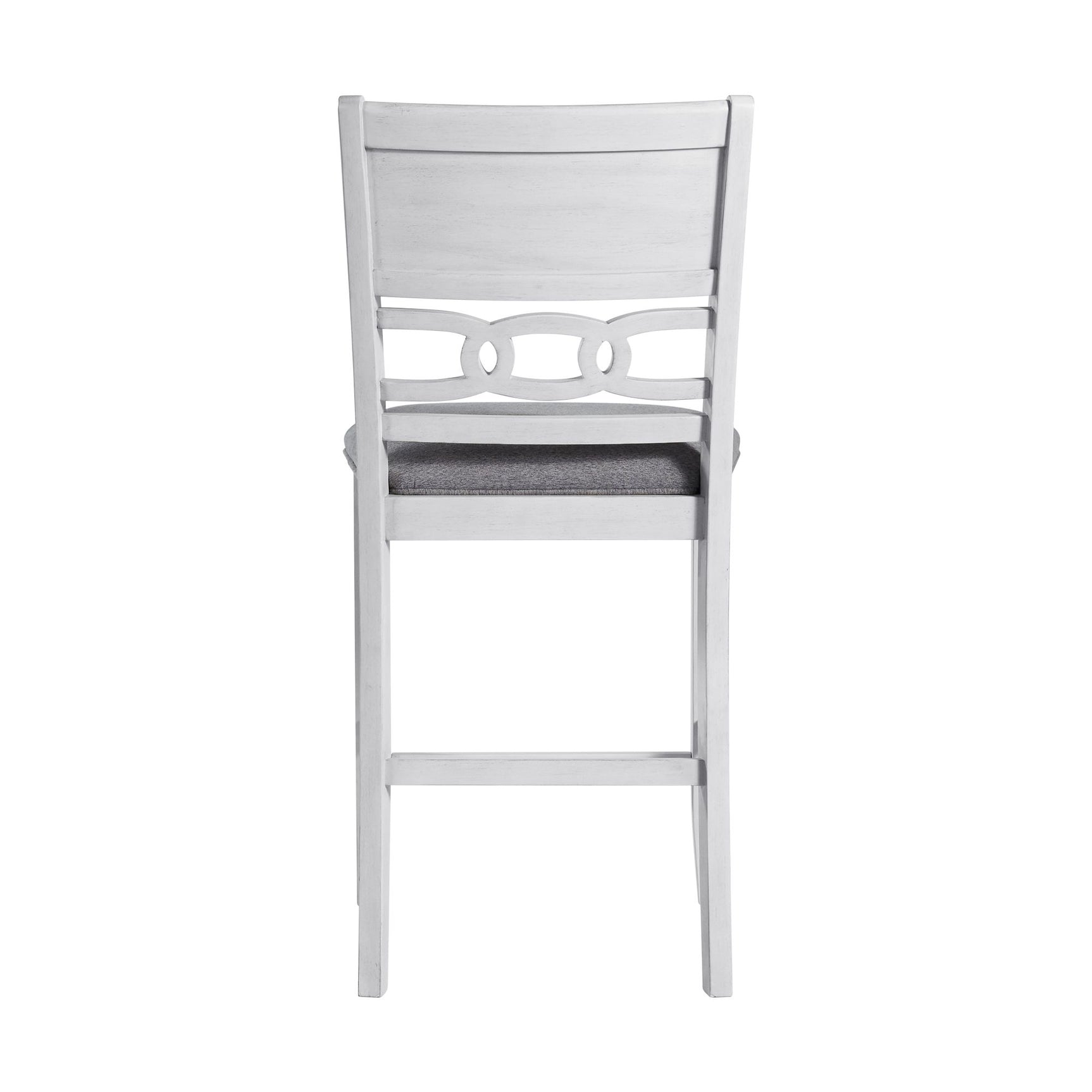 Amherst Counter Side Chair W/Fabric Cushion White Finish (2 Per Pack) - Tampa Furniture Outlet