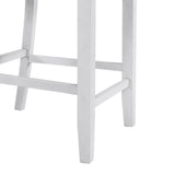 Amherst Counter Side Chair W/Fabric Cushion White Finish (2 Per Pack) - Tampa Furniture Outlet