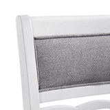 Amherst Counter Side Chair W/Fabric Cushion White Finish (2 Per Pack) - Tampa Furniture Outlet