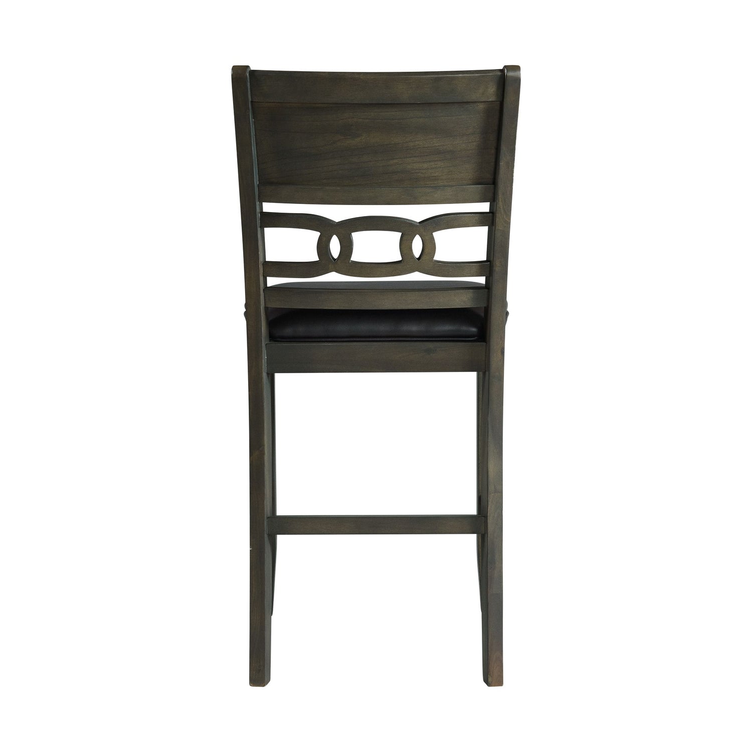 Amherst Counter Side Chair W/PU Cushion Grey Finish (2 Per Pack) - Tampa Furniture Outlet