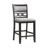 Amherst Counter Height 5PC Dining Set-Table and Four Side Chairs in Walnut - Tampa Furniture Outlet