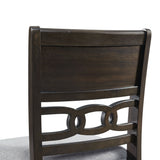 Amherst Counter Side Chair W/Fabric Cushion Dark Finish (2 Per Pack) - Tampa Furniture Outlet