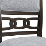 Amherst Counter Side Chair W/Fabric Cushion Dark Finish (2 Per Pack) - Tampa Furniture Outlet