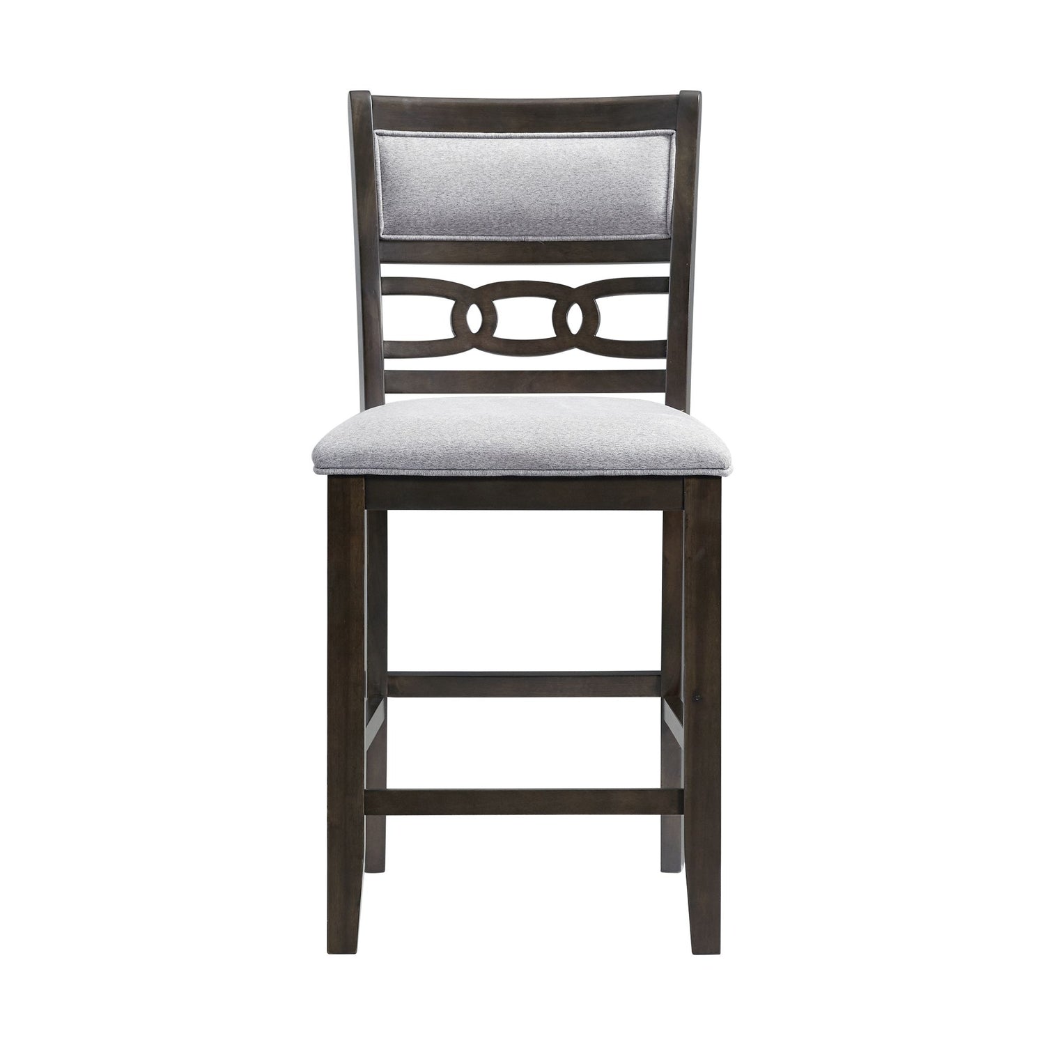 Amherst Counter Side Chair W/Fabric Cushion Dark Finish (2 Per Pack) - Tampa Furniture Outlet