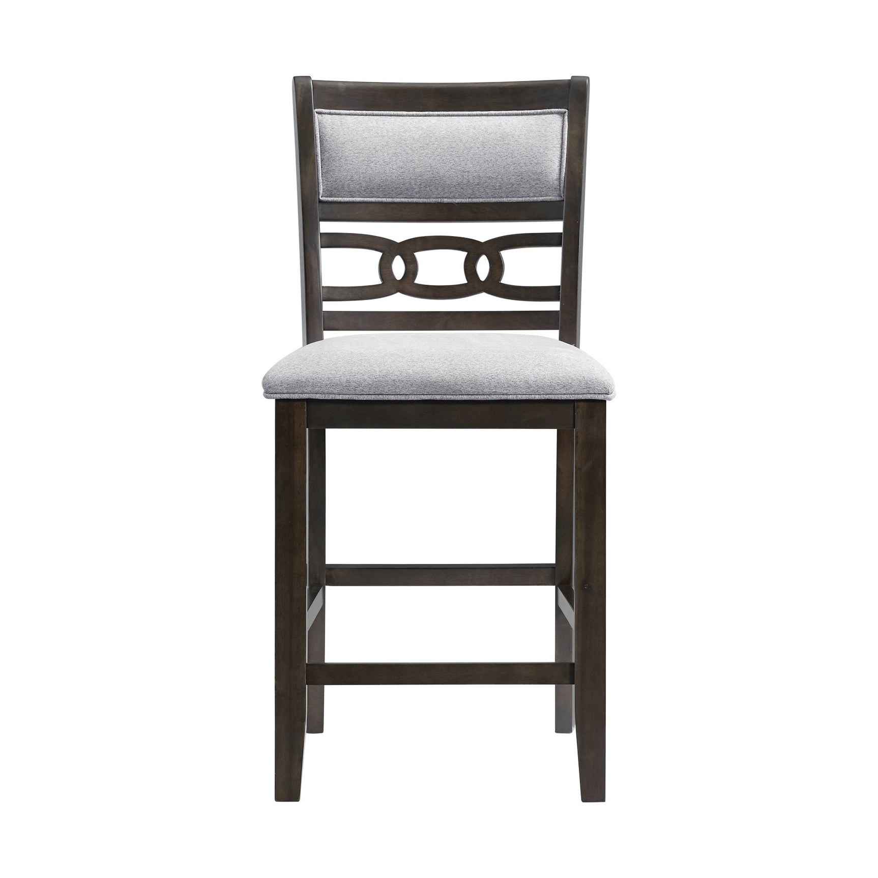 Amherst Counter Side Chair W/Fabric Cushion Dark Finish (2 Per Pack) - Tampa Furniture Outlet