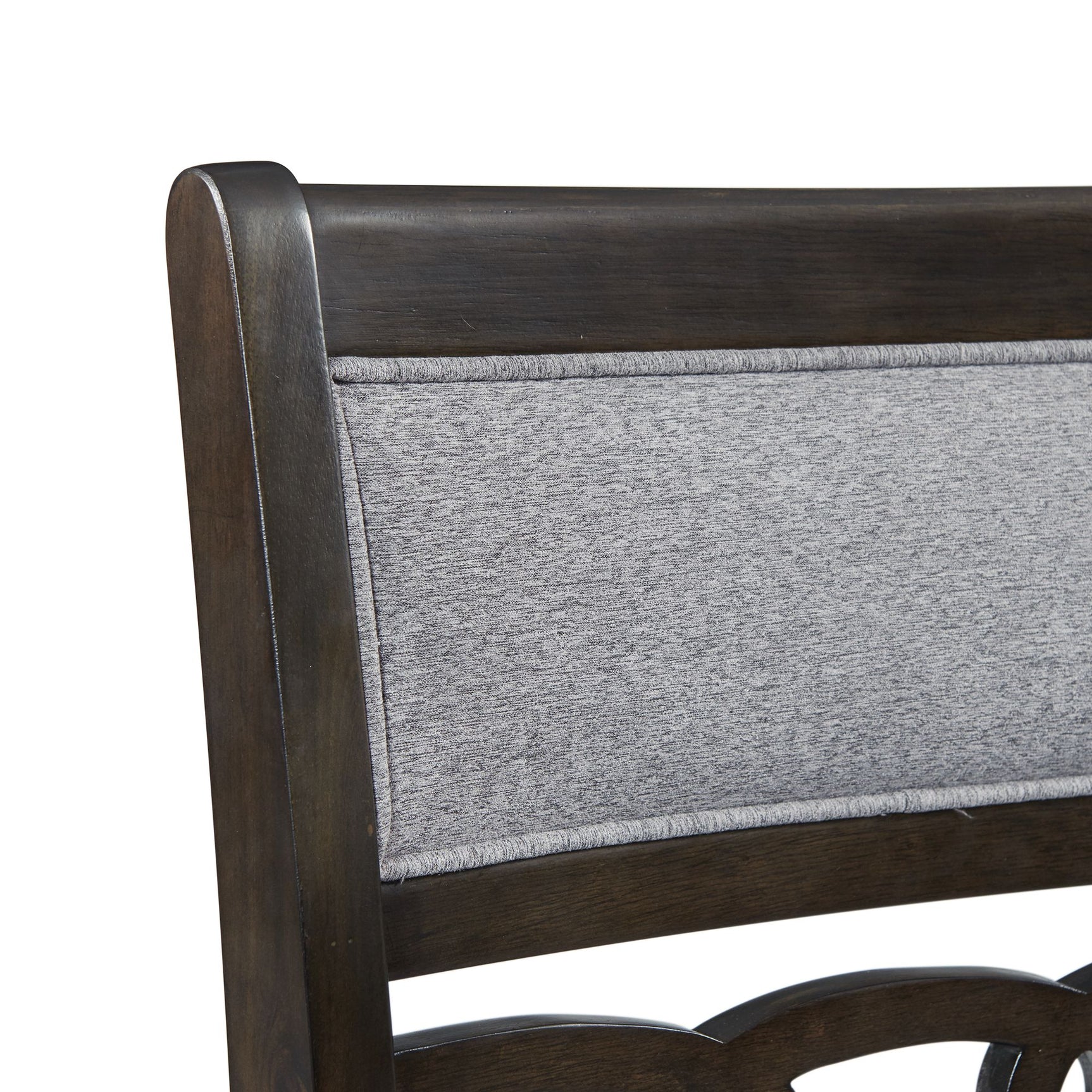 Amherst Counter Side Chair W/Fabric Cushion Dark Finish (2 Per Pack) - Tampa Furniture Outlet