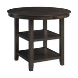 Amherst Counter Height 5PC Dining Set-Table and Four Side Chairs in Walnut - Tampa Furniture Outlet