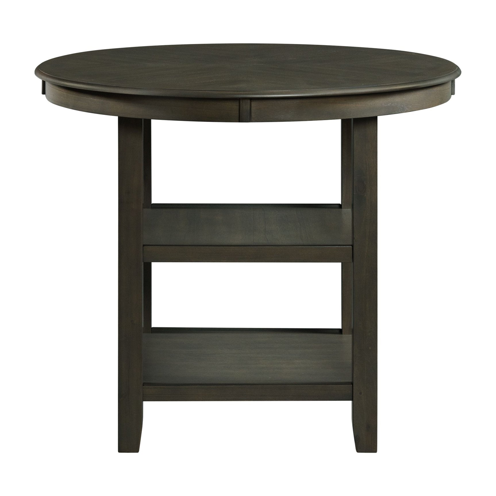 Amherst Counter Table w/Wood Leg Grey Finish - Tampa Furniture Outlet