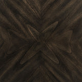 Amherst Dining Table w/Wood Leg Dark Finish - Tampa Furniture Outlet