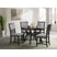Amherst Standard Height 5PC Dining Set-Table and Four Side Chairs in Walnut – SKU DAH5005PC | Elements