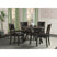 Amherst Dining Side Chair W/PU Cushion Side Stretcher Dark Finish (2 Per Pack) – SKU DAH505SPC | Elements