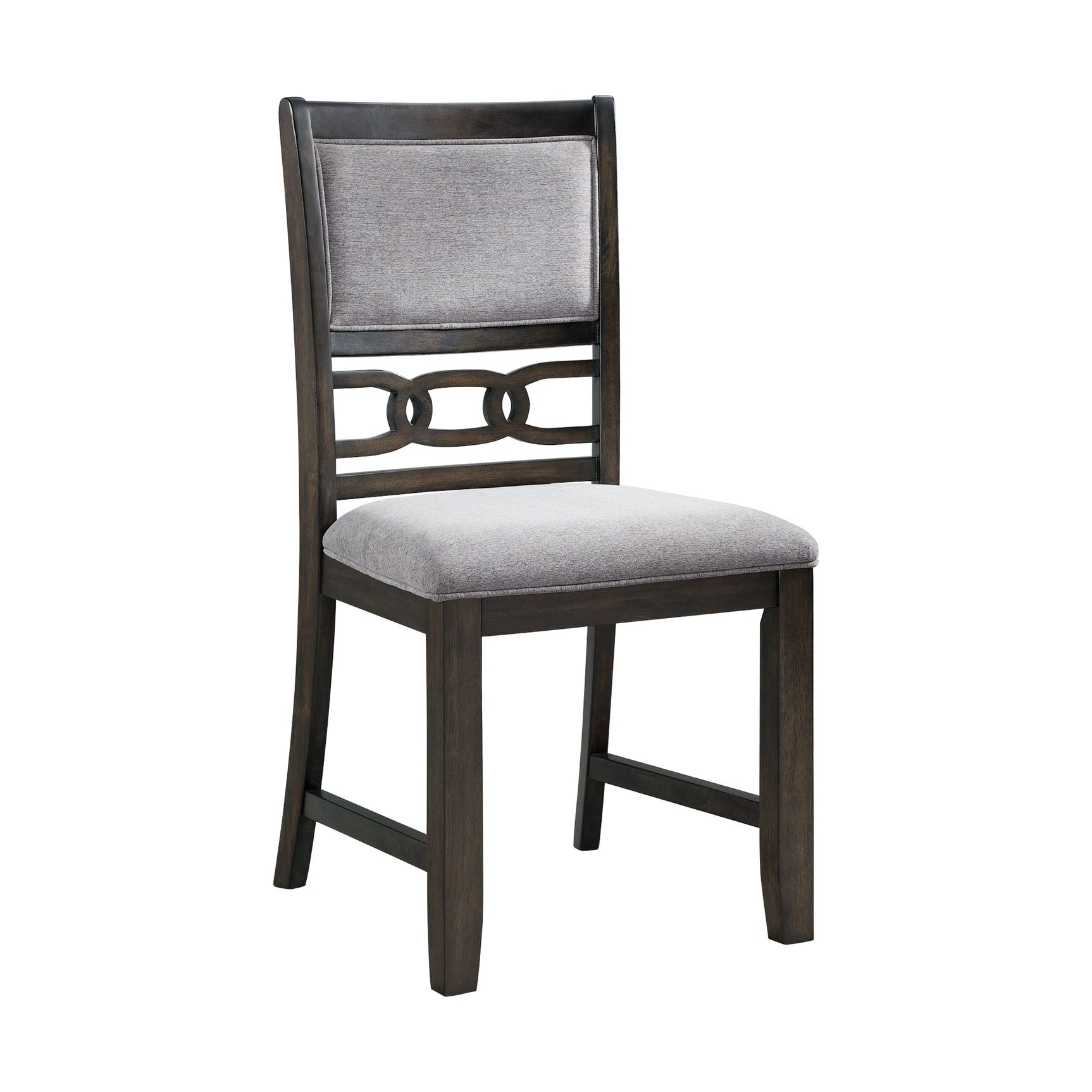 Amherst Standard Height 5PC Dining Set-Table and Four Side Chairs in Walnut - Tampa Furniture Outlet