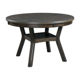Amherst Standard Height 5PC Dining Set-Table and Four Side Chairs in Walnut - Tampa Furniture Outlet