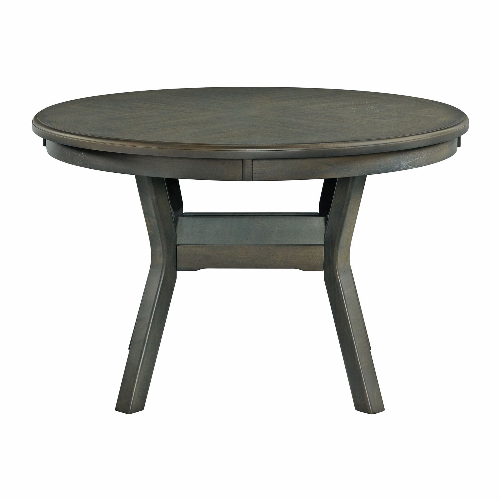 Amherst Dining Table w/Wood Leg Grey Finish - Tampa Furniture Outlet