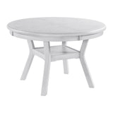 Amherst Dining Table w/Wood Leg White Finish - Tampa Furniture Outlet
