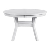 Amherst Dining Table w/Wood Leg White Finish - Tampa Furniture Outlet