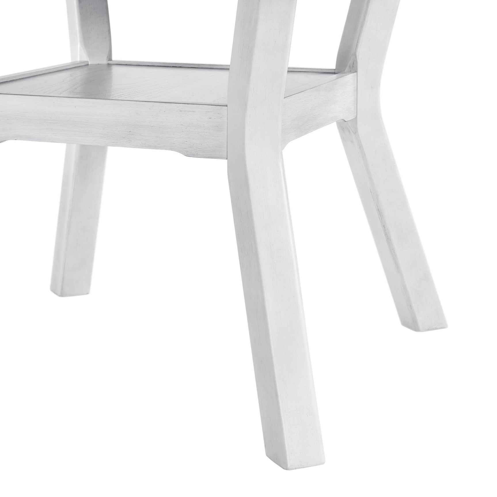 Amherst Dining Table w/Wood Leg White Finish - Tampa Furniture Outlet