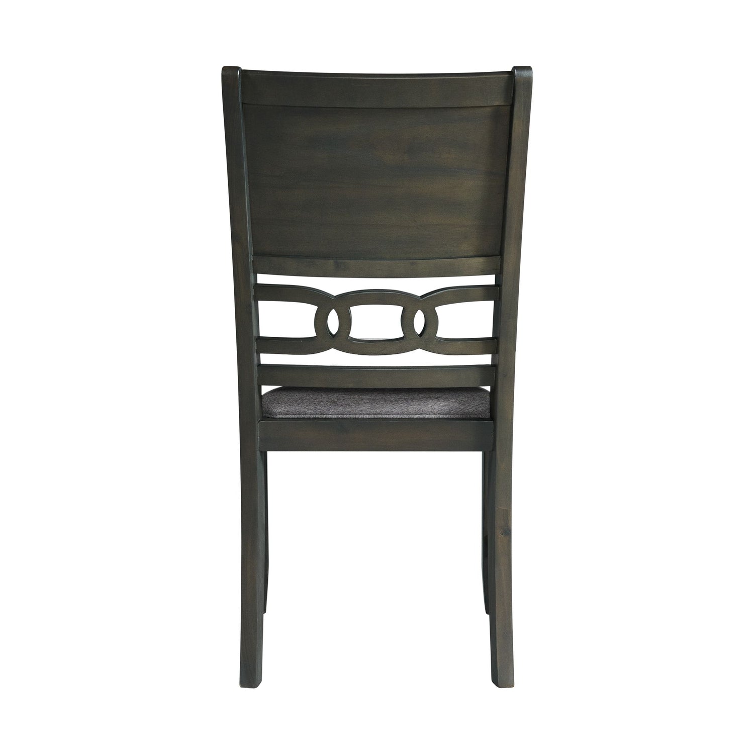 Amherst Dining Side Chair W/Fabric Cushion Side Stretcher Grey Finish (2 Per Pack) - Tampa Furniture Outlet