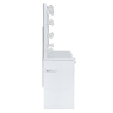 Amia Complete Dressing Table with Lightbulbs - Tampa Furniture Outlet