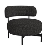 Antonia Swivel Chair in Heron Black - Tampa Furniture Outlet