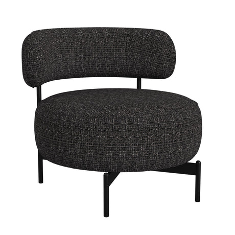 Antonia Swivel Chair in Heron Black - Tampa Furniture Outlet