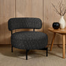 Antonia Swivel Chair in Heron Black – SKU U-16940-11662-101 | Elements