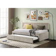 Arden Twin Daybed with Trundle in Corduroy Beige – SKU UB-19290-7-DB | Elements