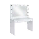 Ariana Complete Dressing Table with Lightbulbs