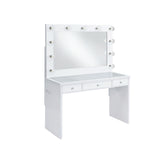 Ariana Complete Dressing Table with Lightbulbs - Tampa Furniture Outlet