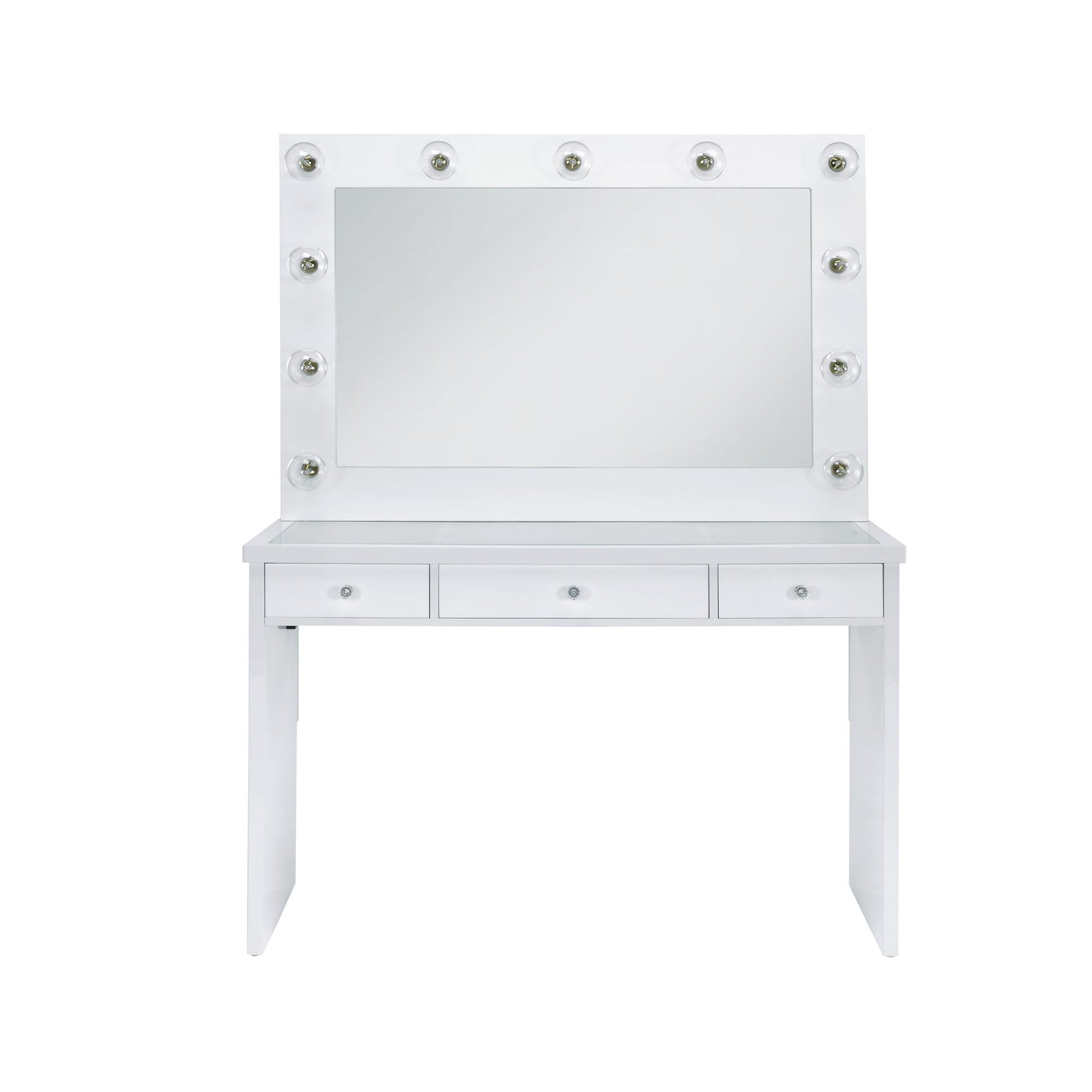 Ariana Complete Dressing Table with Lightbulbs - Tampa Furniture Outlet