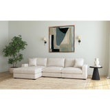 Arizona Modular RHF Armchair with 1 pillow 20" in Steno Beige – SKU U-8540-9440-150 | Elements