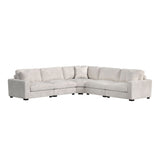 Arizona Modular RHF Armchair with 1 pillow 20" in Steno Beige - Tampa Furniture Outlet