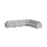Arizona Modular Wedge with 1 pillow 20" in Steno Stone