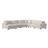Arizona Modular RHF Armchair with 1 pillow 20" in Steno Beige - Tampa Furniture Outlet