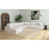Arizona Modular RHF Armchair with 1 pillow 20" in Steno Beige - Tampa Furniture Outlet