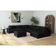 Arizona Modular Ottoman in Steno Black – SKU U-8540-9446-000 | Elements