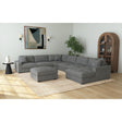 Arizona Modular Ottoman in Steno Charcoal – SKU U-8540-9442-000 | Elements