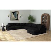 Arizona Modular Wedge with 1 pillow 20" in Steno Black – SKU U-8540-9446-210 | Elements