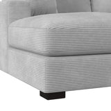 Arizona Modular LHF Chaise with 1 pillow 20" in Steno Stone - Tampa Furniture Outlet
