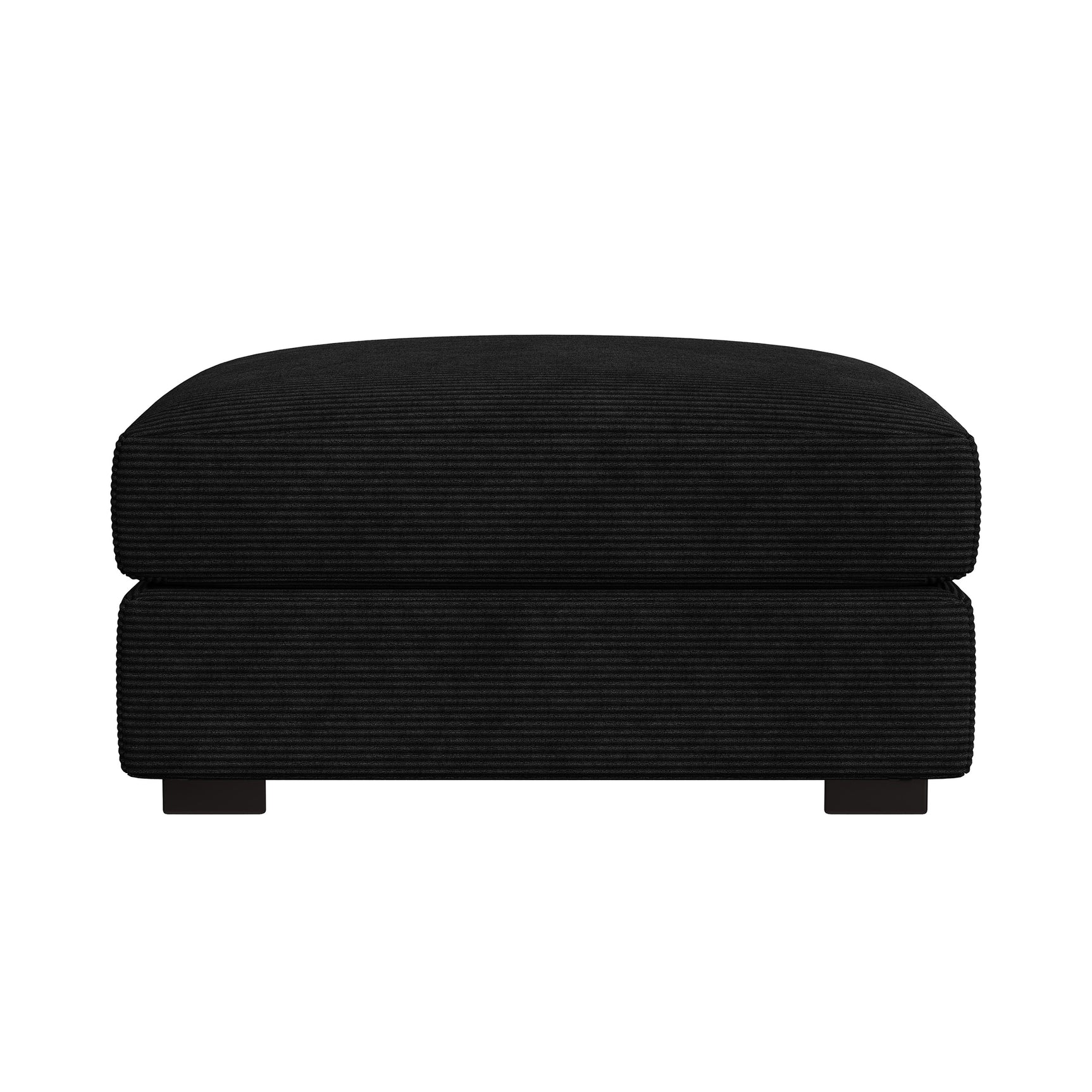 Arizona Modular Ottoman in Steno Black - Tampa Furniture Outlet