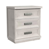 Avalanche 3-Drawer Nightstand with USB in Antique White - Tampa Furniture Outlet