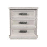 Avalanche 3-Drawer Nightstand with USB in Antique White - Tampa Furniture Outlet