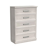 Avalanche 5-Drawer Chest in Antique White - Tampa Furniture Outlet