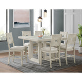 Avalanche Counter Side Chair in Antique White (2 Per Carton) - Tampa Furniture Outlet