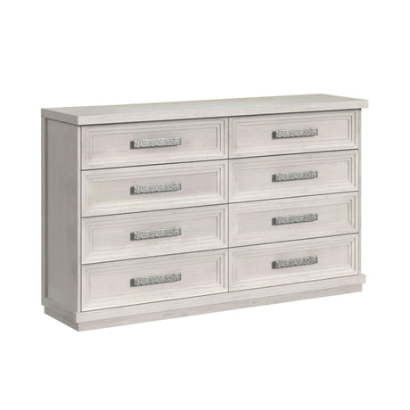 Avalanche 8-Drawer Dresser in Antique White