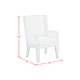 Avalanche Dining Arm Chair in Antique White (2 Per Carton) - Tampa Furniture Outlet