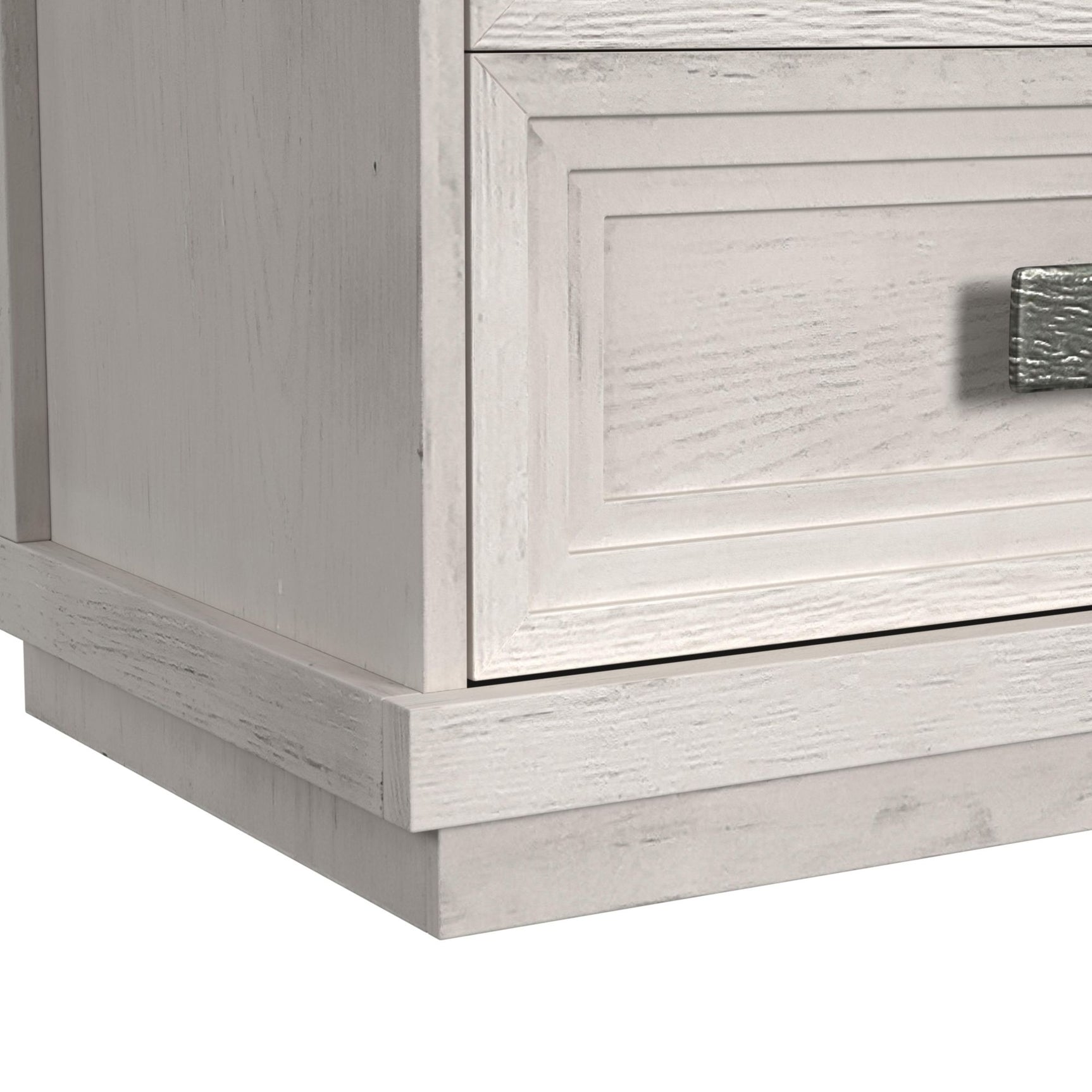 Avalanche 3-Drawer Nightstand with USB in Antique White - Tampa Furniture Outlet
