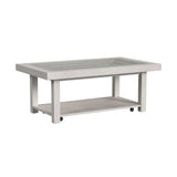 Avalanche Coffee Table in Antique White - Tampa Furniture Outlet