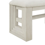 Avalanche Dining Bench in Antique White - Tampa Furniture Outlet